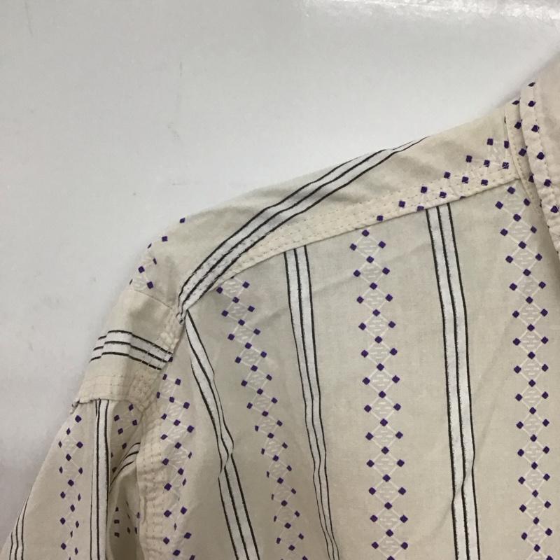 古着 USED シャツ、ブラウス 長袖 長袖シャツ ストライプシャツ カラーシャツ XL プリント マルチカラー / マルチカラー /  メンズ USED 古着 中古 10147875