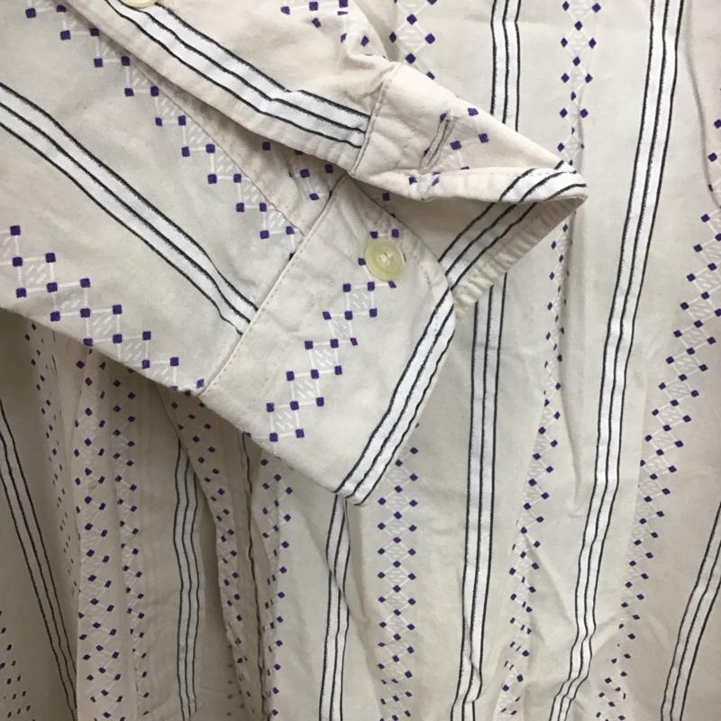 古着 USED シャツ、ブラウス 長袖 長袖シャツ ストライプシャツ カラーシャツ XL プリント マルチカラー / マルチカラー /  メンズ USED 古着 中古 10147875