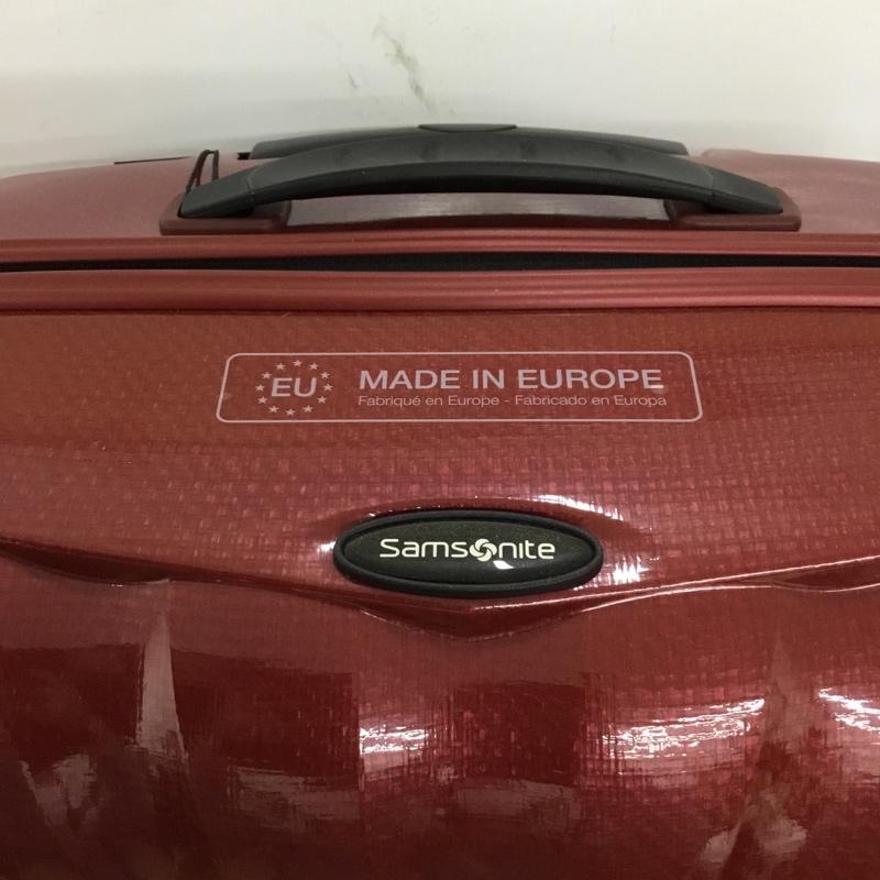 サムソナイト Samsonite スーツケース、トランク スーツケース、トランク V22 00306 68L TSAロック コスモライト キャリーケース ロゴ、文字 赤 / レッド /  メンズ USED 古着 中古 10147876