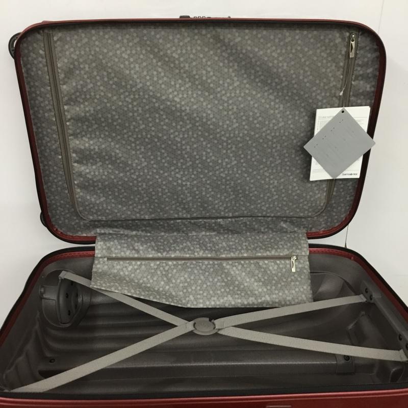 サムソナイト Samsonite スーツケース、トランク スーツケース、トランク V22 00306 68L TSAロック コスモライト キャリーケース ロゴ、文字 赤 / レッド /  メンズ USED 古着 中古 10147876