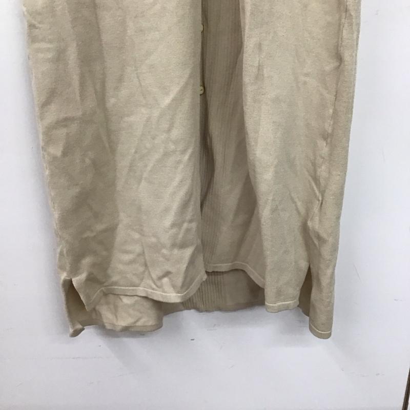 スピック＆スパン Spick & Span ワンピース ロングスカート 半袖ニットロングワンピース Vネック FREE 無地 ベージュ / ベージュ /  レディース USED 古着 中古 10147881