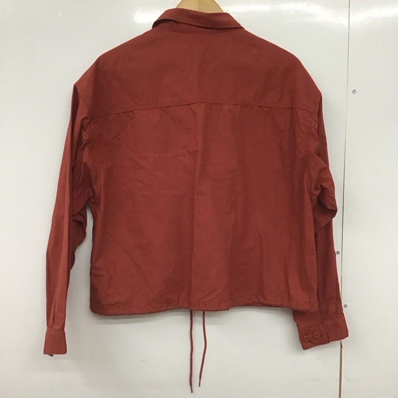 ニコアンド niko and... ジャケット、上着 ジャケット、ブレザー L 無地 えんじ / ワインレッド /  レディース USED 古着 中古 10147906