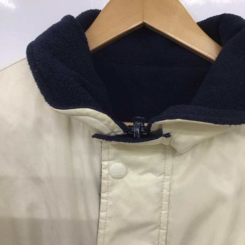 カールカナイ KARL KANI ジャケット、上着 ジャンパー、ブルゾン ジップアップジャケット ナイロンジャケット アウター L ロゴ、文字 アイボリー / アイボリー /  メンズ USED 古着 中古 10147971