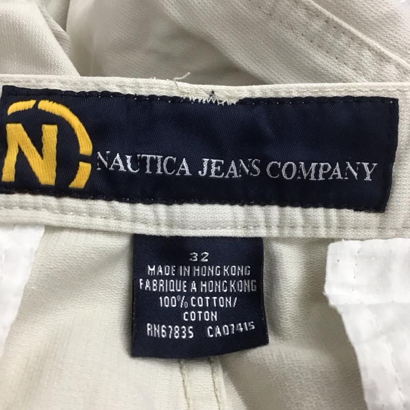 ノーティカ NAUTICA パンツ ショートパンツ ハーフパンツ ショートパンツ カジュアルパンツ 32インチ 無地 アイボリー / アイボリー /  メンズ USED 古着 中古 10147983