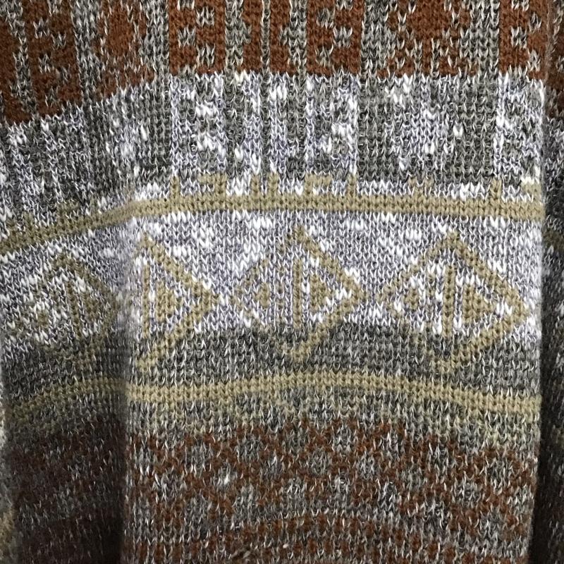 古着 USED ニット、セーター 長袖 長袖ニット クルーネック セーター イタリア製 プリント マルチカラー / マルチカラー /  メンズ USED 古着 中古 10147992