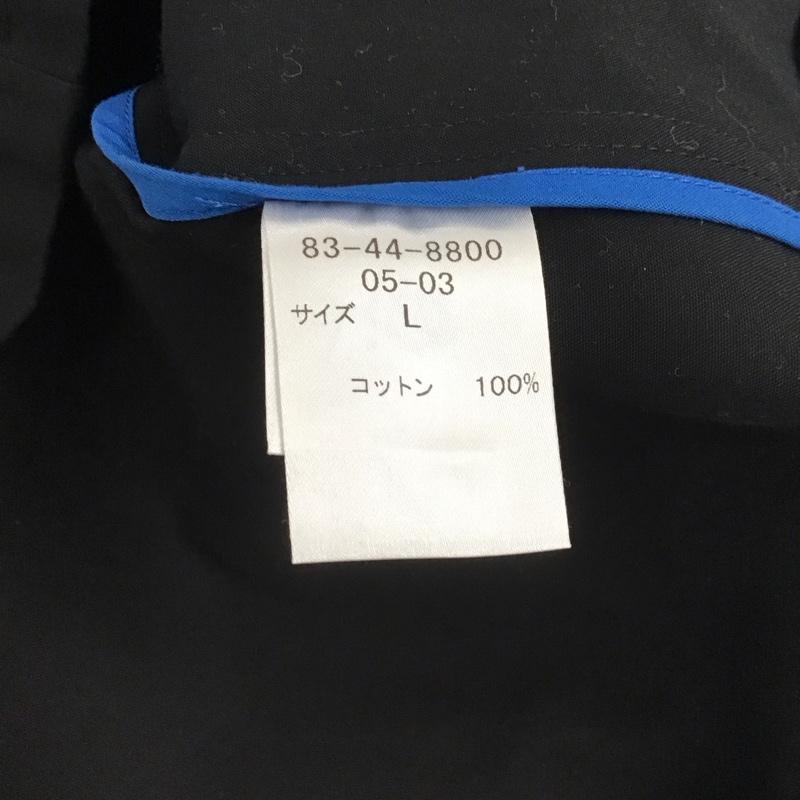 ニューヨーカー NEWYORKER ジャケット、上着 ジャケット、ブレザー ジップアップジャケット アウター カラージャケット L 無地 黒 / ブラック /  メンズ USED 古着 中古 10147995
