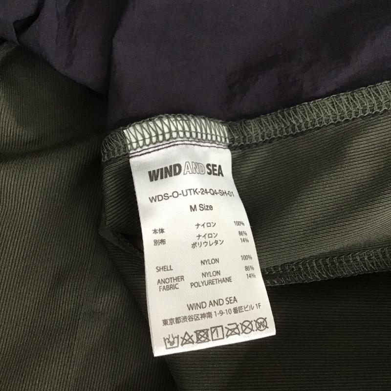 ウィンダンシー WIND AND SEA シャツ、ブラウス 半袖 wds-o-utk-24-q4-sh-01 半袖シャツ M ロゴ、文字 紺 / ネイビー /  メンズ USED 古着 中古 10147998