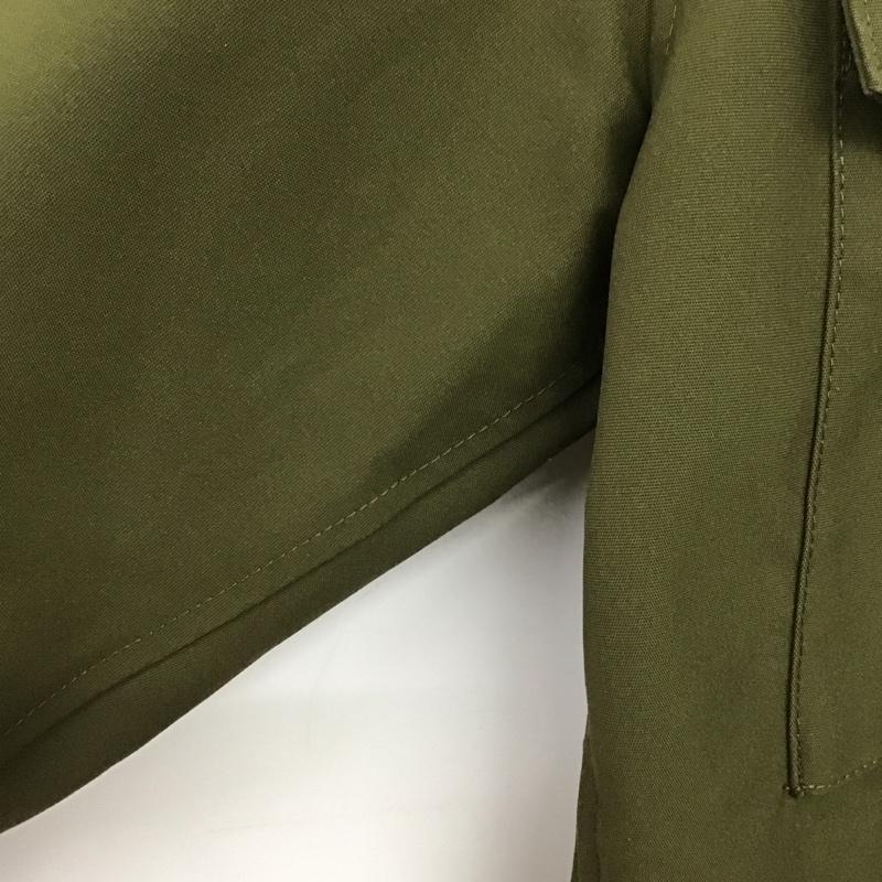 エイチビューティー＆ユースユナイテッドアローズ H BEAUTY&YOUTH UNITED ARROWS ジャケット、上着 ジャケット、ブレザー ミリタリージャケット 前ボタンジャケット スタンドカラー L 無地 カーキ / カーキ /  メンズ USED 古着 中古 10147999