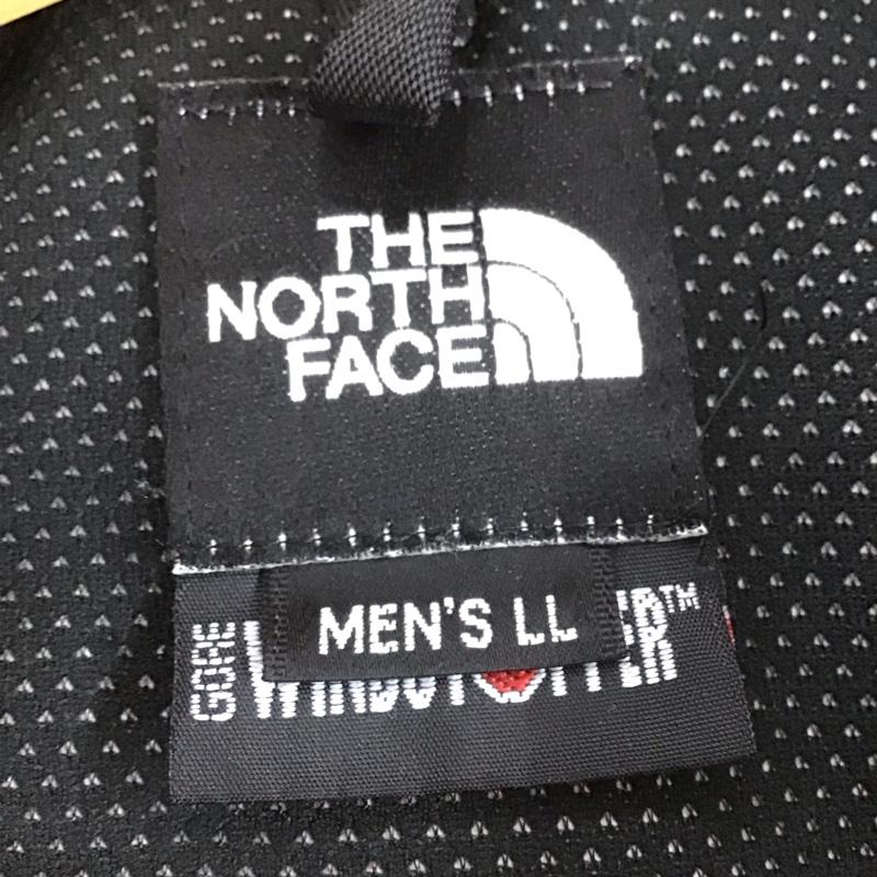 ザノースフェイス THE NORTH FACE ジャケット、上着 ジャンパー、ブルゾン ジップアップジャケット フリースジャケット スタンドカラー LL ロゴ、文字 黒 / ブラック / X 赤 / レッド /  メンズ USED 古着 中古 10148024