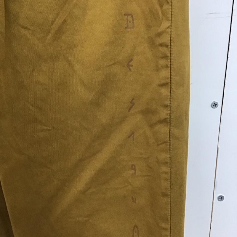 デシグアル Desigual パンツ チノパン 22smpw08 チノパン ワイドパンツ カジュアルパンツ 32インチ 無地 黄 / イエロー /  メンズ USED 古着 中古 10148039