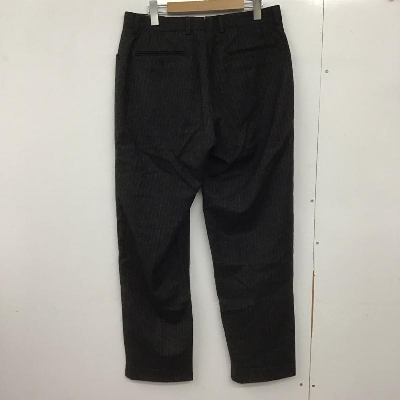 アレンアンドハンソン ALLEN & HANSON パンツ スラックス スラックスパンツ ワイドパンツ カジュアルパンツ 48インチ ストライプ 灰 / グレー /  メンズ USED 古着 中古 10148042