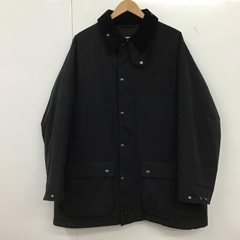 バーブァー Barbour ジャケット、上着 ジャンパー、ブルゾン 252mca1123 ビデイルオーバーサイズジャケット ノンワックス ラグランスリーブ ブルゾン 42 無地 黒 / ブラック /  メンズ USED 古着 中古 10148050