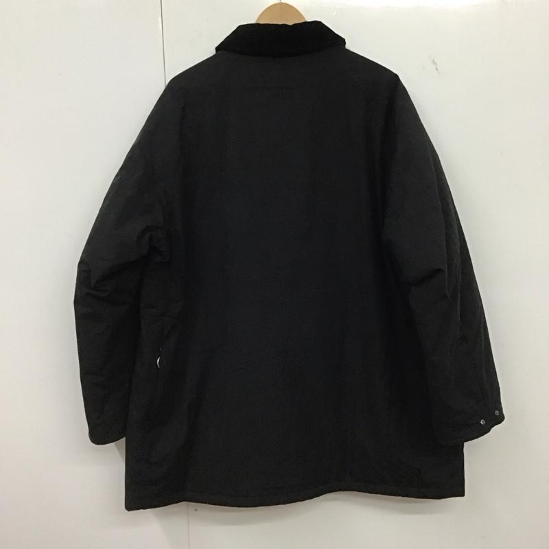 バーブァー Barbour ジャケット、上着 ジャンパー、ブルゾン 252mca1123 ビデイルオーバーサイズジャケット ノンワックス ラグランスリーブ ブルゾン 42 無地 黒 / ブラック /  メンズ USED 古着 中古 10148050