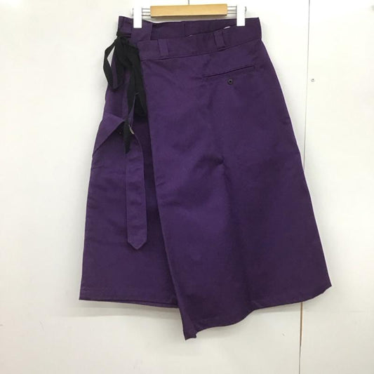ディッキーズ Dickies パンツ ショートパンツ KIDILL Dickies サスペンダー付きハーフパンツ 42 ロゴ、文字 紫 / パープル /  メンズ USED 古着 中古 10148061