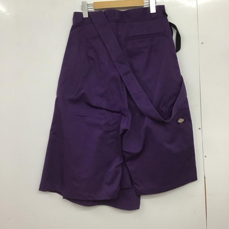 ディッキーズ Dickies パンツ ショートパンツ KIDILL Dickies サスペンダー付きハーフパンツ 42 ロゴ、文字 紫 / パープル /  メンズ USED 古着 中古 10148061