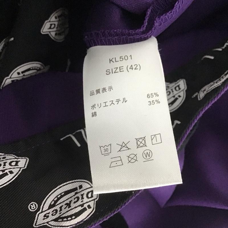 ディッキーズ Dickies パンツ ショートパンツ KIDILL Dickies サスペンダー付きハーフパンツ 42 ロゴ、文字 紫 / パープル /  メンズ USED 古着 中古 10148061