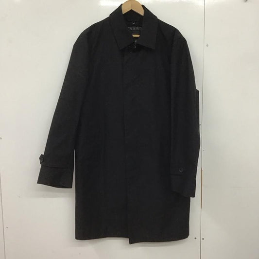 ダーバン DURBAN コート コート一般 ロングコート カラージャケット アウター LL 無地 黒 / ブラック /  メンズ USED 古着 中古 10148072