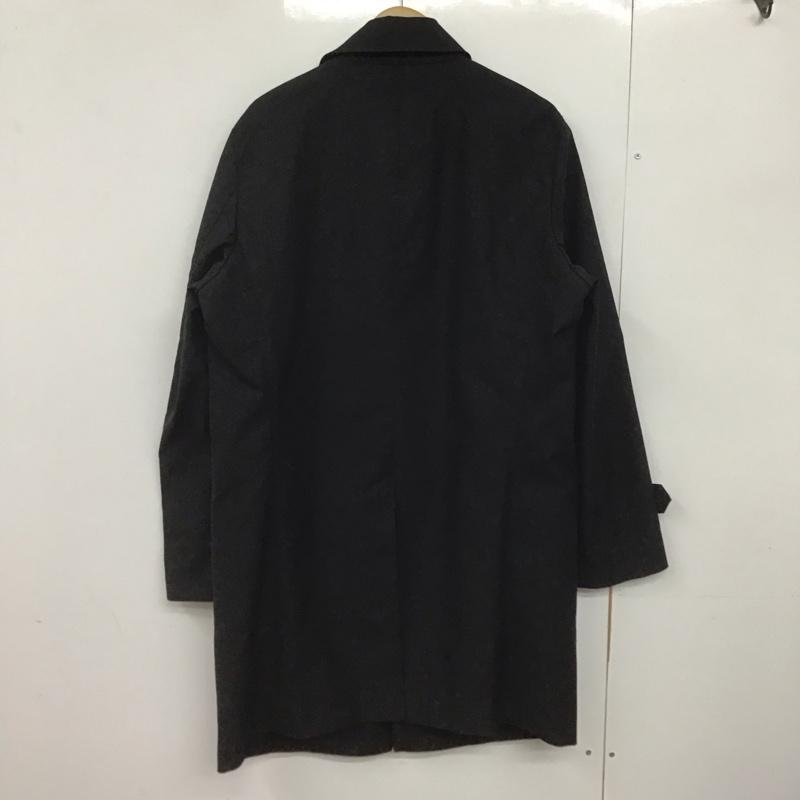 ダーバン DURBAN コート コート一般 ロングコート カラージャケット アウター LL 無地 黒 / ブラック /  メンズ USED 古着 中古 10148072