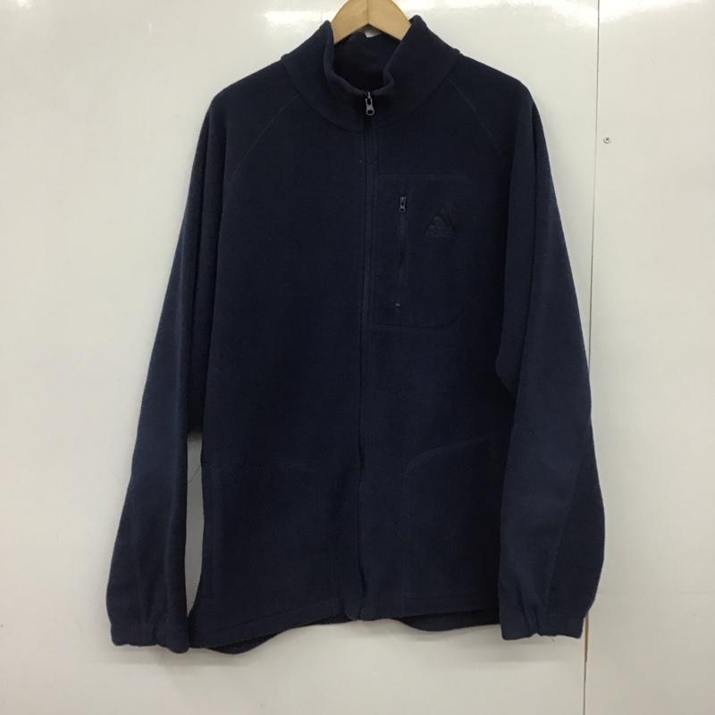 ペンフィールド Penfield ジャケット、上着 ジャンパー、ブルゾン ジップアップフリースジャケット アウター スタンドカラー XL ロゴ、文字 紺 / ネイビー /  メンズ USED 古着 中古 10148077
