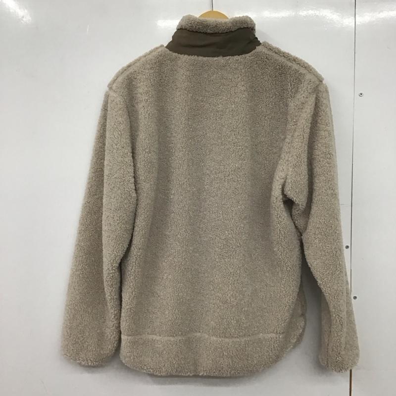 ザラ ZARA ジャケット、上着 ジャンパー、ブルゾン ジップアップジャケット フリースジャケット アウター リバーシブル M 無地 ベージュ / ベージュ /  メンズ USED 古着 中古 10148088
