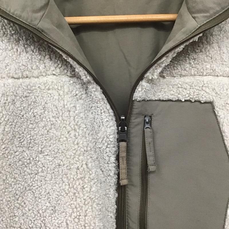 ザラ ZARA ジャケット、上着 ジャンパー、ブルゾン ジップアップジャケット フリースジャケット アウター リバーシブル M 無地 ベージュ / ベージュ /  メンズ USED 古着 中古 10148088