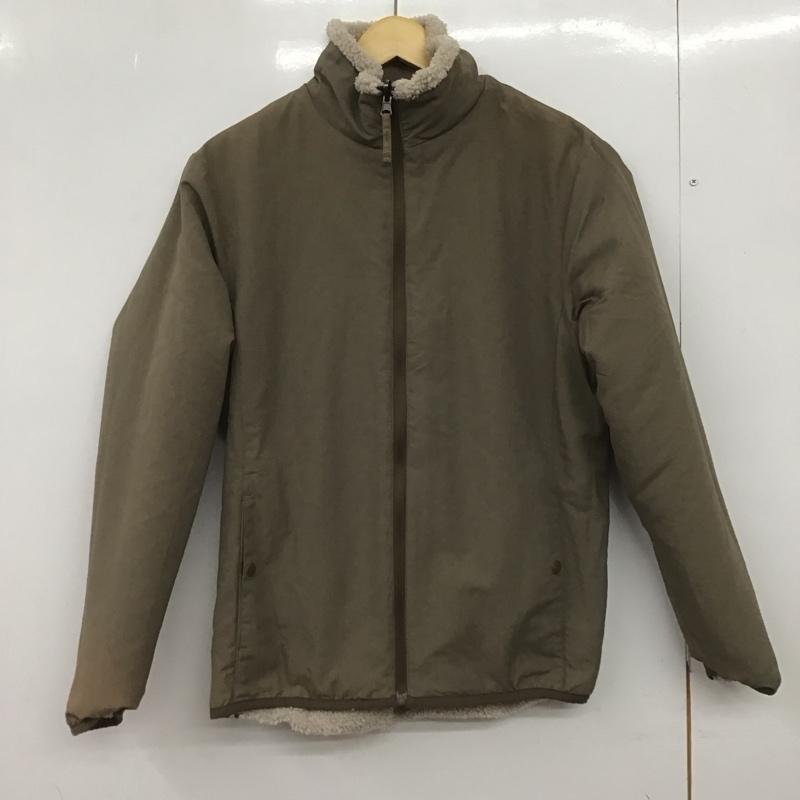 ザラ ZARA ジャケット、上着 ジャンパー、ブルゾン ジップアップジャケット フリースジャケット アウター リバーシブル M 無地 ベージュ / ベージュ /  メンズ USED 古着 中古 10148088