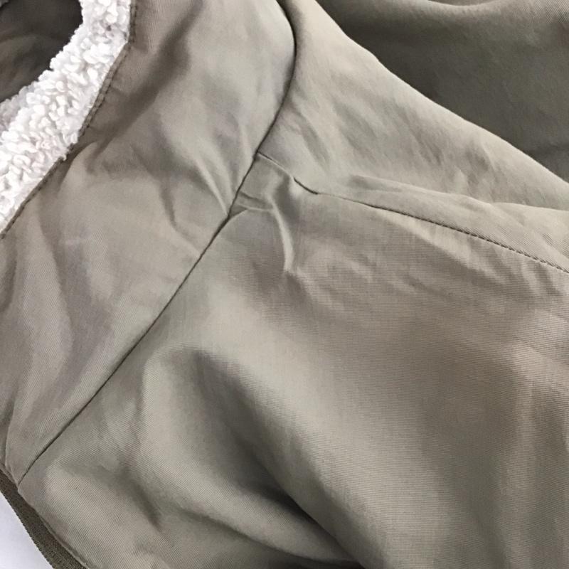 ザラ ZARA ジャケット、上着 ジャンパー、ブルゾン ジップアップジャケット フリースジャケット アウター リバーシブル M 無地 ベージュ / ベージュ /  メンズ USED 古着 中古 10148088
