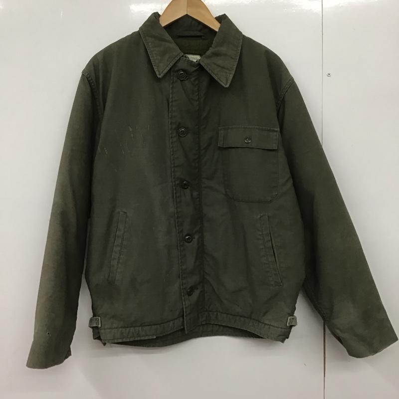 ミリタリー ミリタリー ジャケット、上着 ジャンパー、ブルゾン U.S.NAVY Cold weather permeable type1 L 無地 カーキ / カーキ /  メンズ USED 古着 中古 10148091