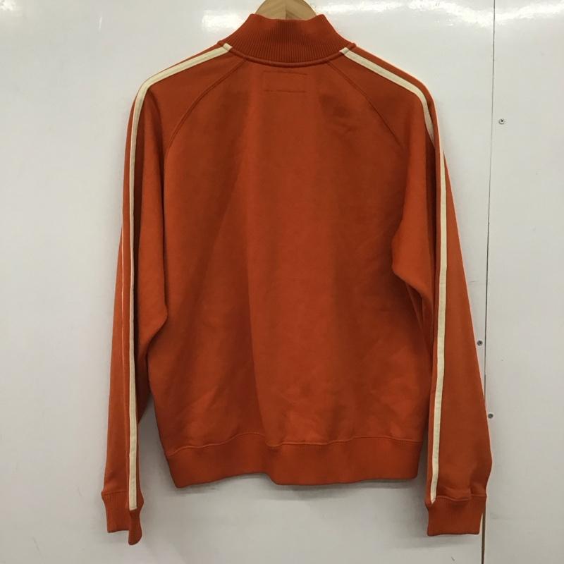 アバクロンビーアンドフィッチ ABERCROMBIE&FITCH ジャケット、上着 ジャンパー、ブルゾン ジップアップジャケット ジャージ スタンドカラー L ロゴ、文字 橙 / オレンジ /  メンズ USED 古着 中古 10148093