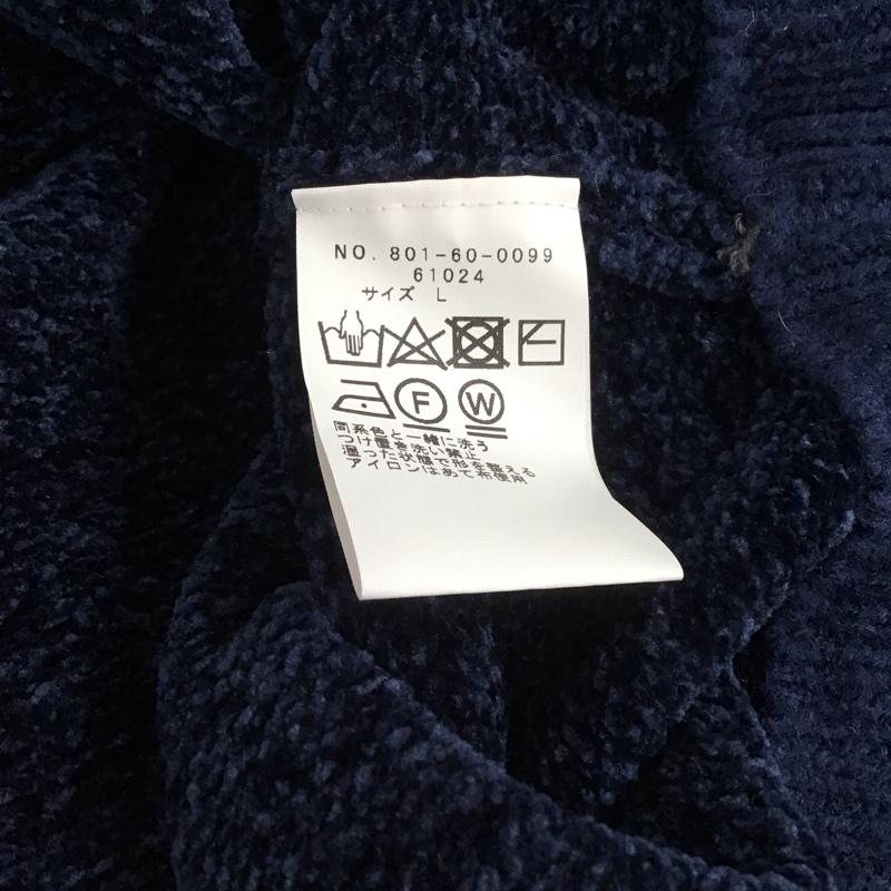 シップス SHIPS ニット、セーター 長袖 長袖ニットカットソー クルーネック セーター L プリント マルチカラー / マルチカラー /  メンズ USED 古着 中古 10148094
