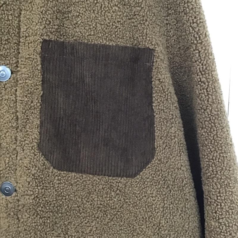 ザラ ZARA ジャケット、上着 ジャンパー、ブルゾン カジュアルジャケット アウター カラージャケット L 無地 茶 / ブラウン /  メンズ USED 古着 中古 10148129