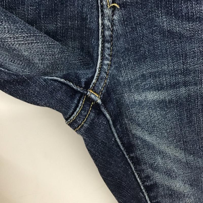 アメリカンイーグル AMERICANEAGLE パンツ デニム、ジーンズ デニムパンツ スリムパンツ カジュアルパンツ ストレッチパンツ 31インチ ダメージ加工 インディゴ / インディゴ /  メンズ USED 古着 中古 10148140
