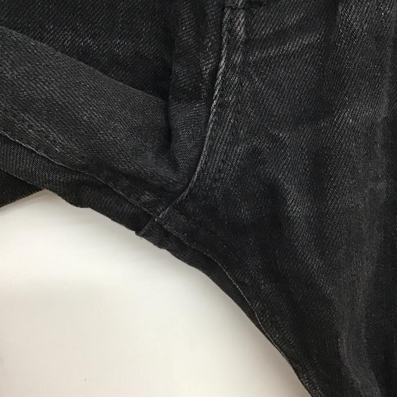 ラグス マックレガー RAGS McGREGOR パンツ デニム、ジーンズ デニムパンツ スリムパンツ カジュアルパンツ 32インチ 無地 黒 / ブラック /  メンズ USED 古着 中古 10148142