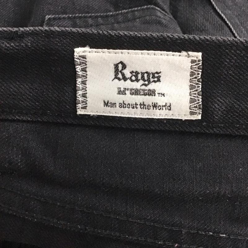 ラグス マックレガー RAGS McGREGOR パンツ デニム、ジーンズ デニムパンツ スリムパンツ カジュアルパンツ 32インチ 無地 黒 / ブラック /  メンズ USED 古着 中古 10148142