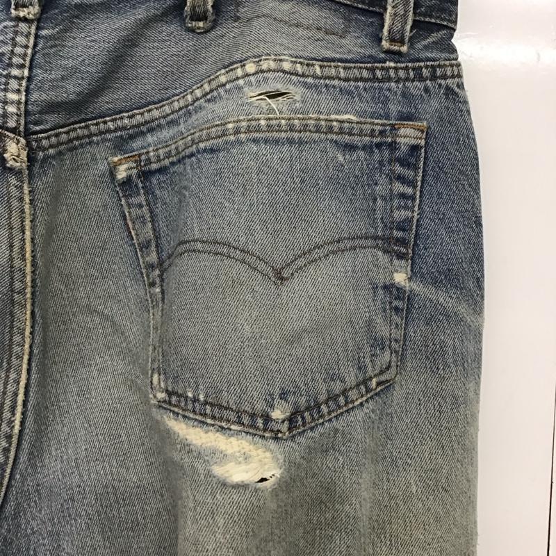 リーバイス Levi s パンツ デニム、ジーンズ デニムパンツ ワイドパンツ カジュアルパンツ 40インチ 無地 インディゴ / インディゴ /  メンズ USED 古着 中古 10148143