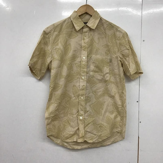 ステューシー STUSSY シャツ、ブラウス 半袖 半袖シャツ プリントシャツ ポケットシャツ S プリント ベージュ / ベージュ /  メンズ USED 古着 中古 10148145
