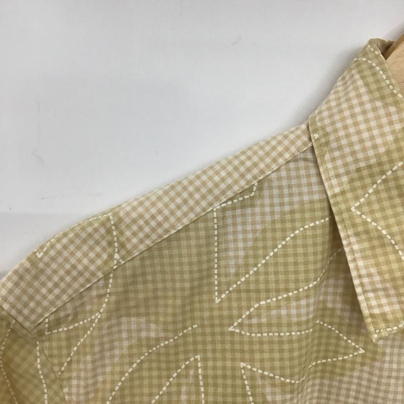 ステューシー STUSSY シャツ、ブラウス 半袖 半袖シャツ プリントシャツ ポケットシャツ S プリント ベージュ / ベージュ /  メンズ USED 古着 中古 10148145