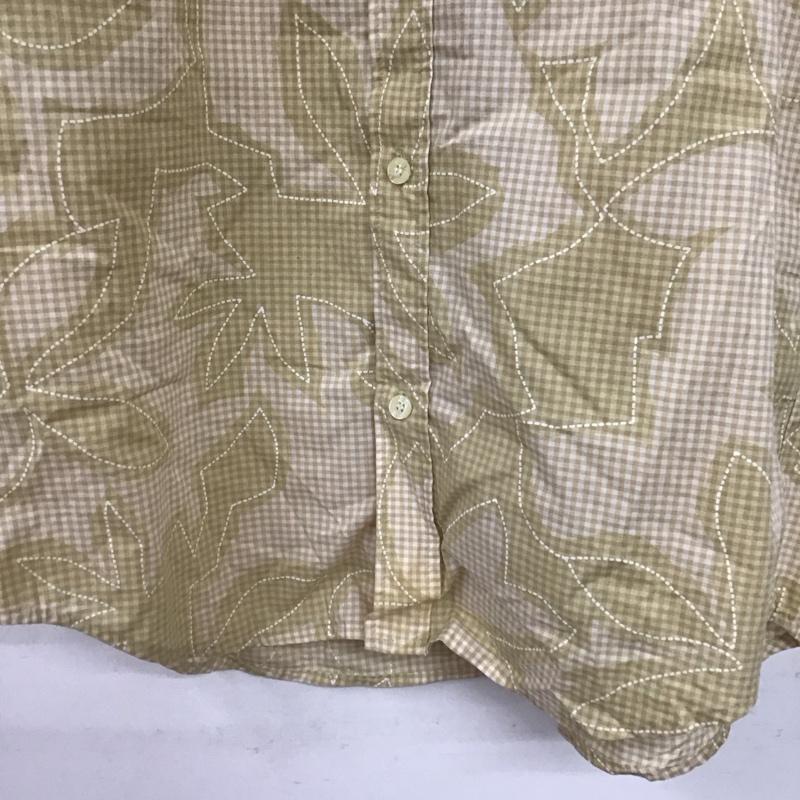 ステューシー STUSSY シャツ、ブラウス 半袖 半袖シャツ プリントシャツ ポケットシャツ S プリント ベージュ / ベージュ /  メンズ USED 古着 中古 10148145
