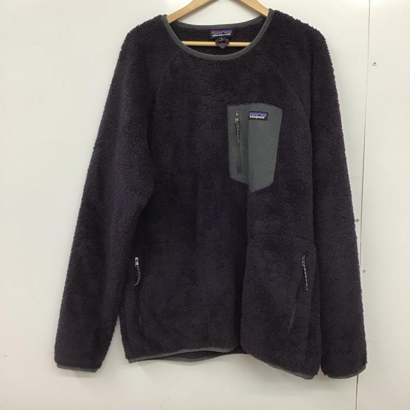 パタゴニア patagonia ジャケット、上着 ジャンパー、ブルゾン 25895fa20 長袖フリーストップス プルオーバー ラグラン XL ロゴ、文字 紫 / パープル /  メンズ USED 古着 中古 10148155