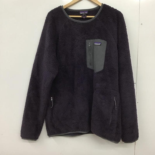 パタゴニア patagonia ジャケット、上着 ジャンパー、ブルゾン 25895fa20 長袖フリーストップス プルオーバー ラグラン XL ロゴ、文字 紫 / パープル /  メンズ USED 古着 中古 10148155