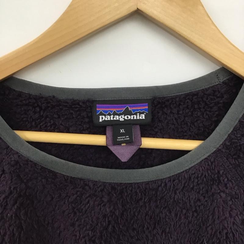 パタゴニア patagonia ジャケット、上着 ジャンパー、ブルゾン 25895fa20 長袖フリーストップス プルオーバー ラグラン XL ロゴ、文字 紫 / パープル /  メンズ USED 古着 中古 10148155