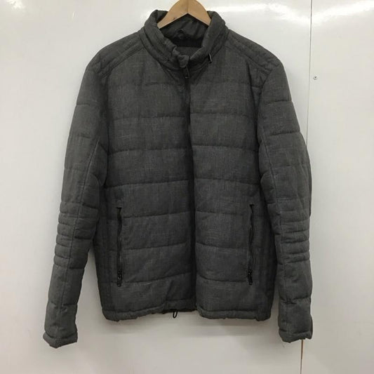 ザラメン ZARA MAN ジャケット、上着 ジャンパー、ブルゾン ジップアップジャケット ダウンジャケット アウター L 無地 灰 / グレー /  メンズ USED 古着 中古 10148159