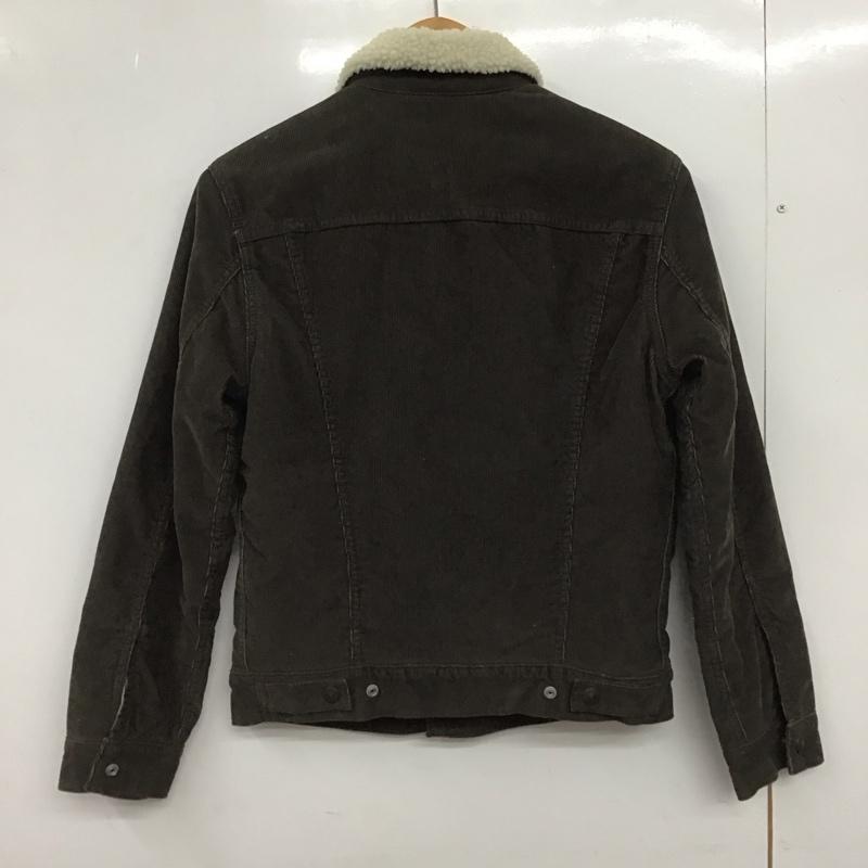 リーバイストラウスアンドコー Levi Strauss & co. ジャケット、上着 ジャンパー、ブルゾン コーデュロイジャケット カジュアルジャケット アウター 裏地ボア S ロゴ、文字 茶 / ブラウン /  メンズ USED 古着 中古 10148164