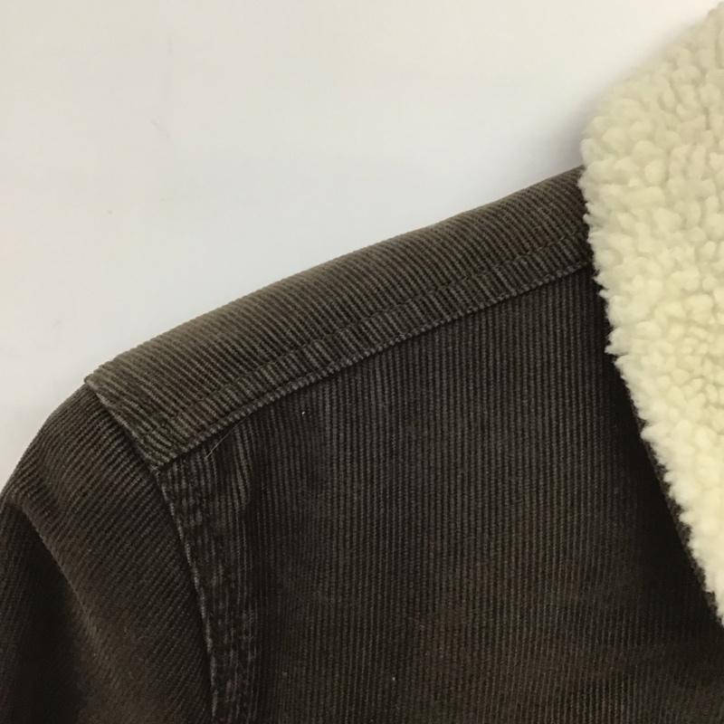 リーバイストラウスアンドコー Levi Strauss & co. ジャケット、上着 ジャンパー、ブルゾン コーデュロイジャケット カジュアルジャケット アウター 裏地ボア S ロゴ、文字 茶 / ブラウン /  メンズ USED 古着 中古 10148164