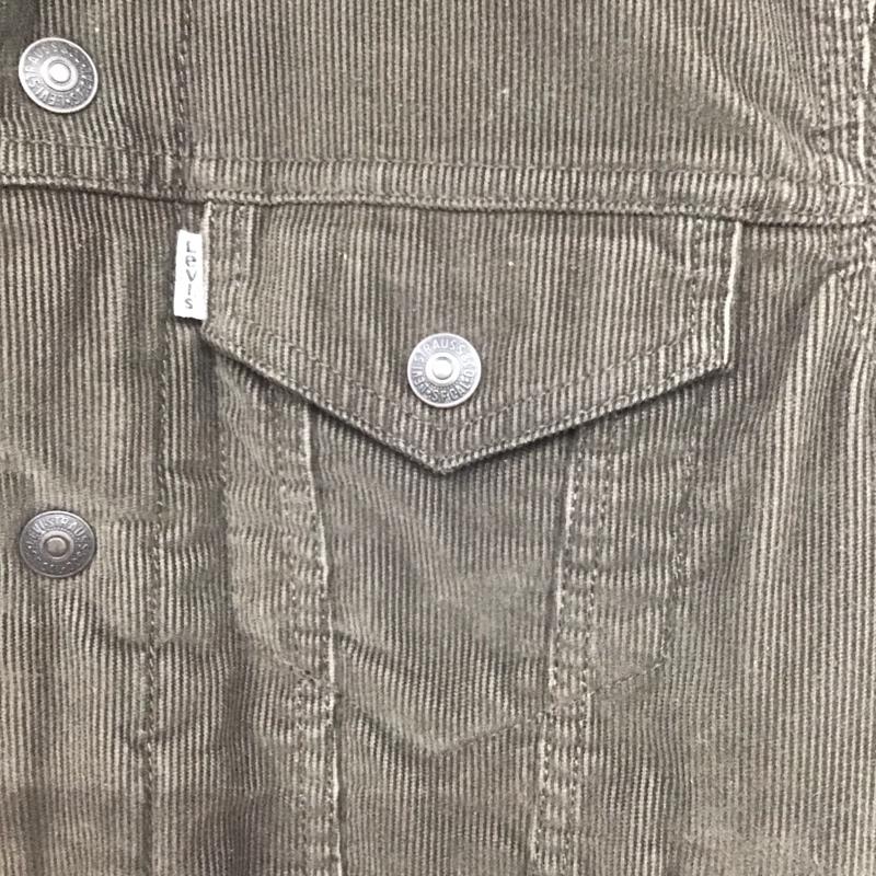 リーバイストラウスアンドコー Levi Strauss & co. ジャケット、上着 ジャンパー、ブルゾン コーデュロイジャケット カジュアルジャケット アウター 裏地ボア S ロゴ、文字 茶 / ブラウン /  メンズ USED 古着 中古 10148164