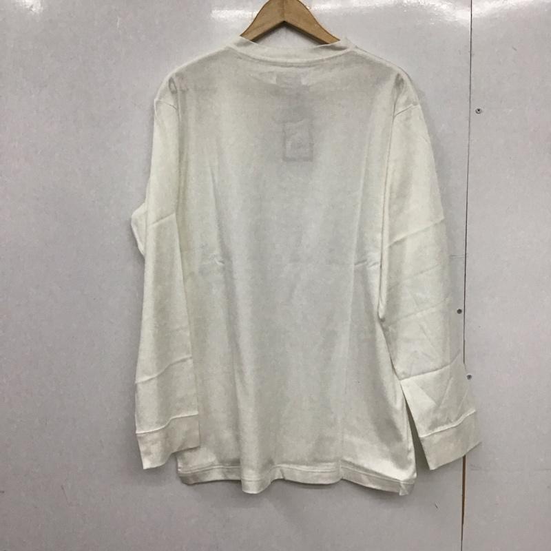 シテラ CITERA カットソー 長袖 長袖カットソー 無地カットソー クルーネック XL 無地 白 / ホワイト /  メンズ USED 古着 中古 10148167