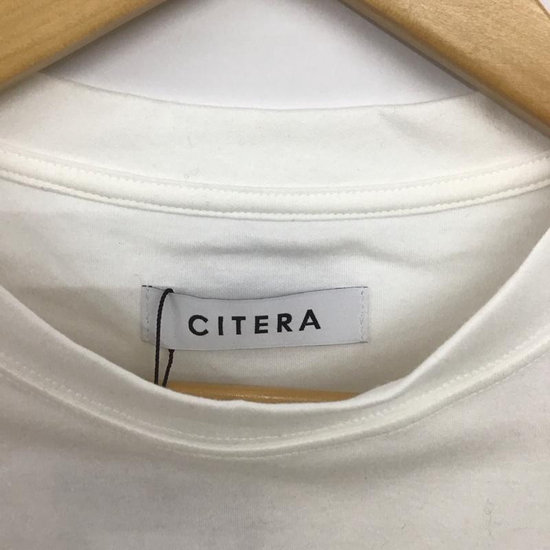 シテラ CITERA カットソー 長袖 長袖カットソー 無地カットソー クルーネック XL 無地 白 / ホワイト /  メンズ USED 古着 中古 10148167