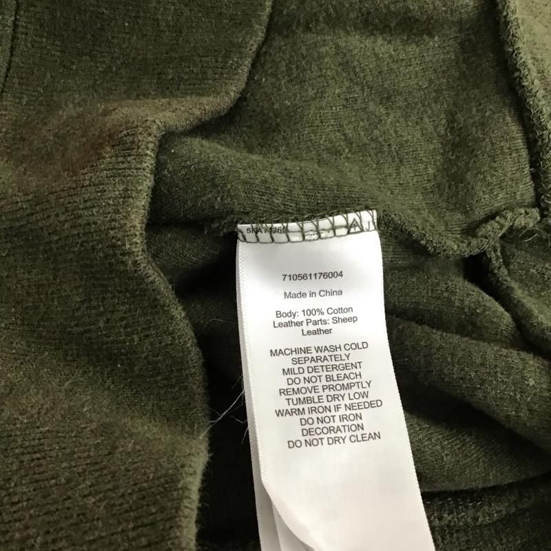 ポロラルフローレン POLO RALPH LAUREN ニット、セーター 長袖 長袖ニットカットソー Vネック セーター M ロゴ、文字 カーキ / カーキ /  メンズ USED 古着 中古 10148171