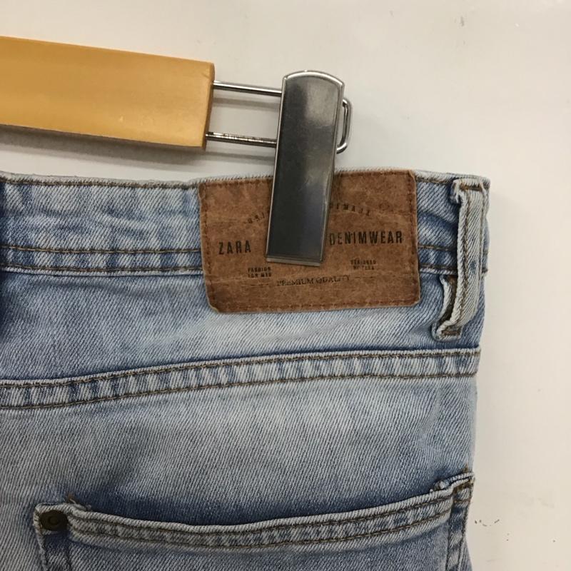 ザラメン ZARA MAN パンツ デニム、ジーンズ デニムパンツ スリムパンツ カジュアルパンツ ストレッチパンツ 40インチ 無地 インディゴ / インディゴ /  メンズ USED 古着 中古 10148176