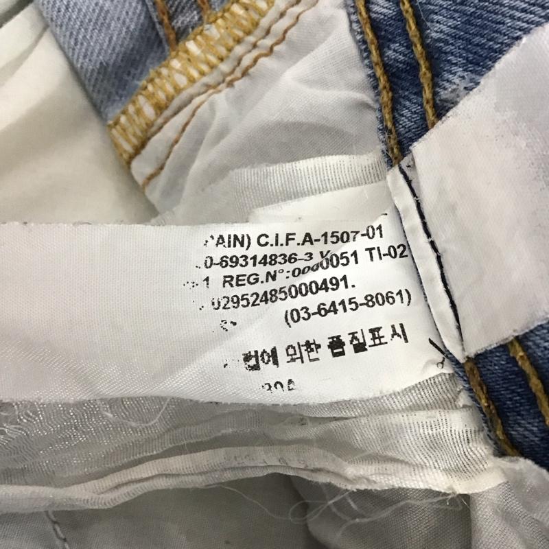 ザラメン ZARA MAN パンツ デニム、ジーンズ デニムパンツ スリムパンツ カジュアルパンツ ストレッチパンツ 40インチ 無地 インディゴ / インディゴ /  メンズ USED 古着 中古 10148176